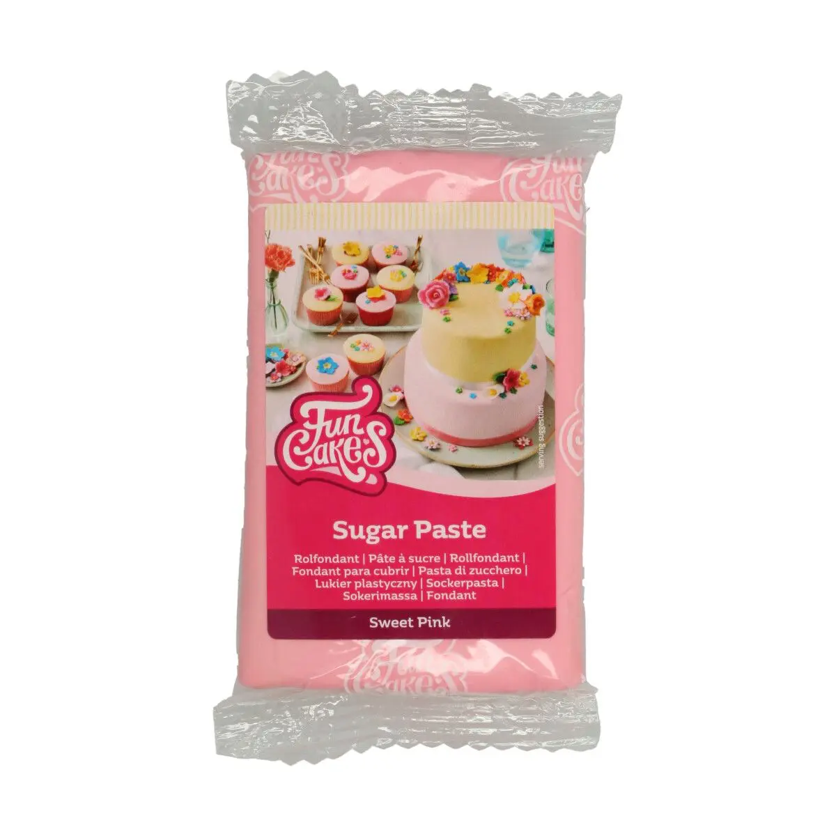 pate sucre funcakes sweet pink rose