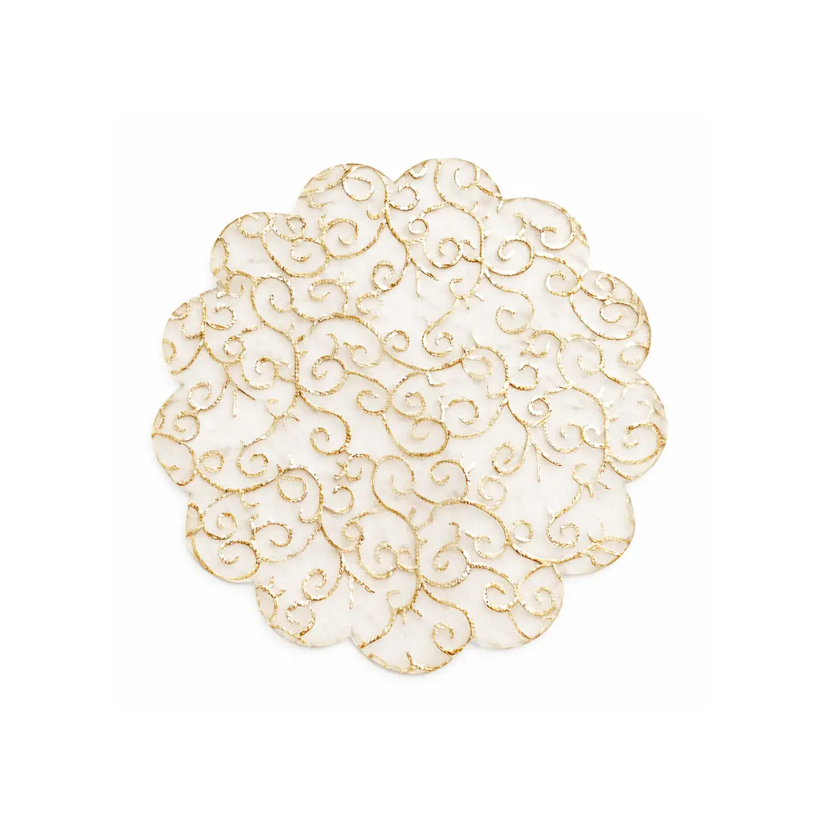 tullepatisserieorientaledore Tulle pour patisserie orientale motif dore