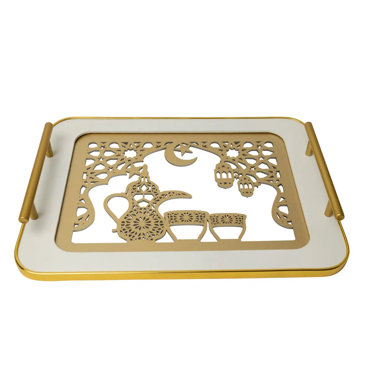 plateau blanc perle doree fameck