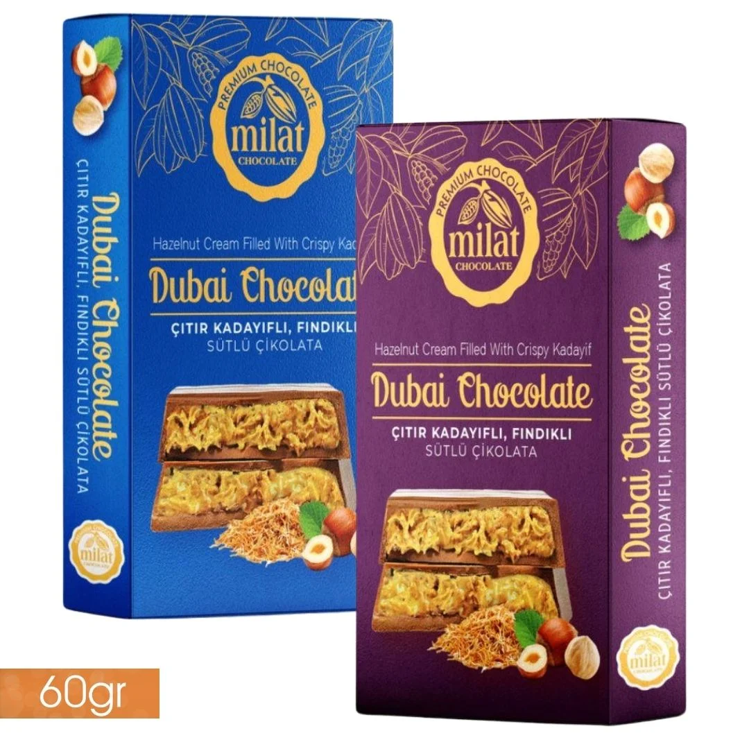 tablette dubai chocolate milat